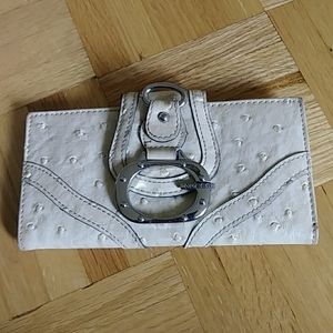 Vintage Guess wallet faux ostrich Wallet Clutch